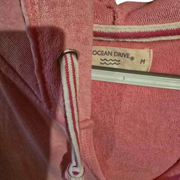 Ocean Drive Pink Hooded Sweatshirt - Picture 3 of 3